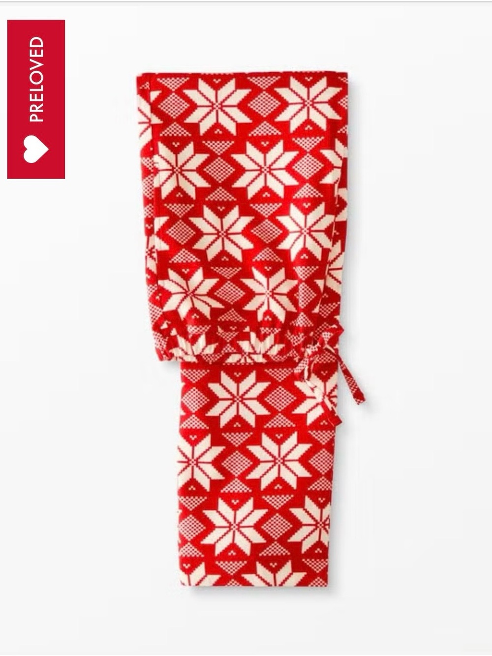 Adult Holiday Flannel Pajama Pant - Hannah Andersson: Scandi Snowflake